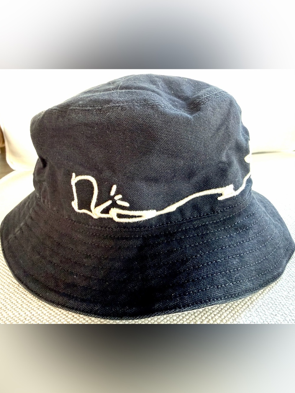 DIOR x CACTUS JACK Travis Scott Bucket Hat Black Size L Unisex